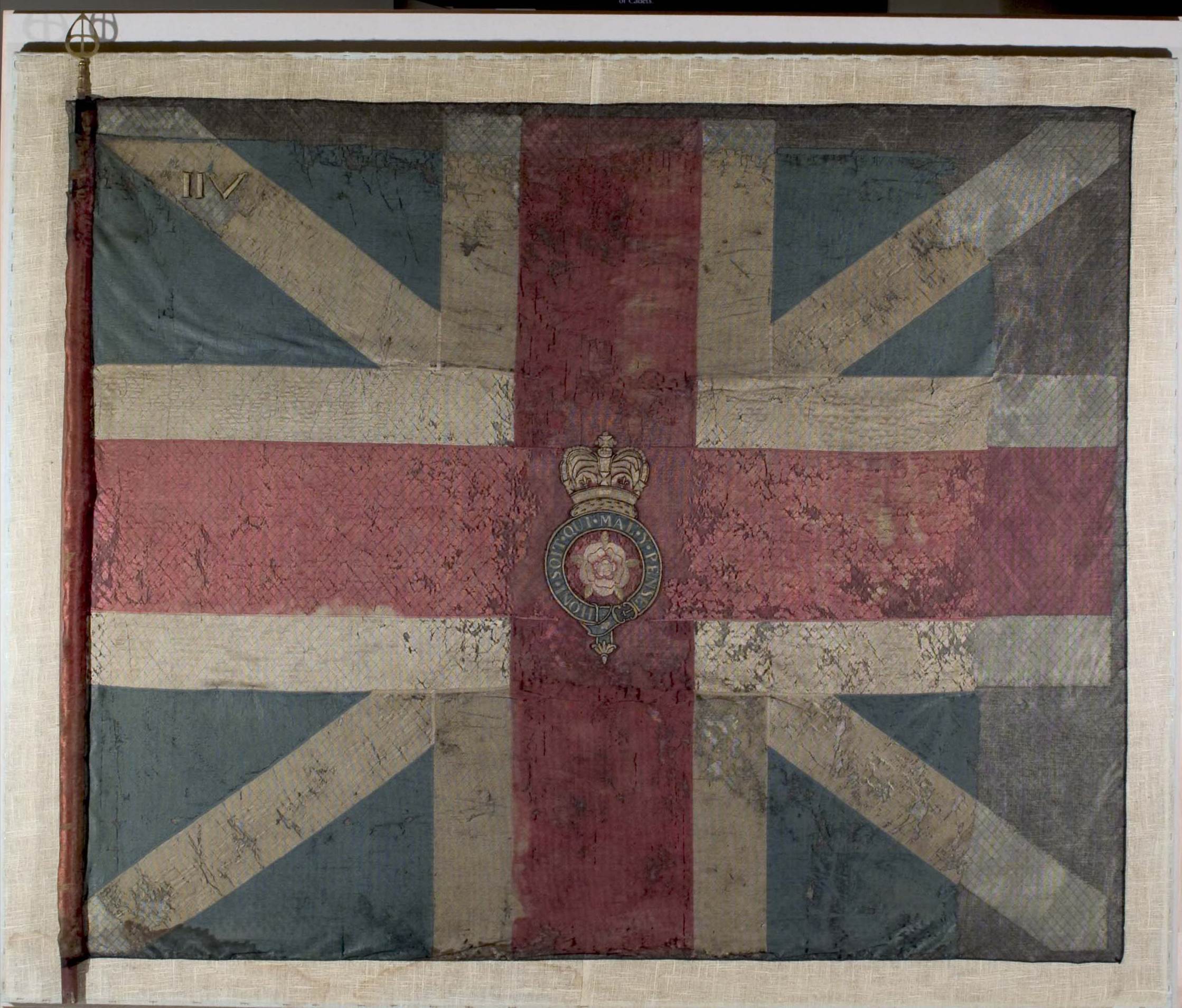 The King’s Colour of the 7th Regiment of Foot.